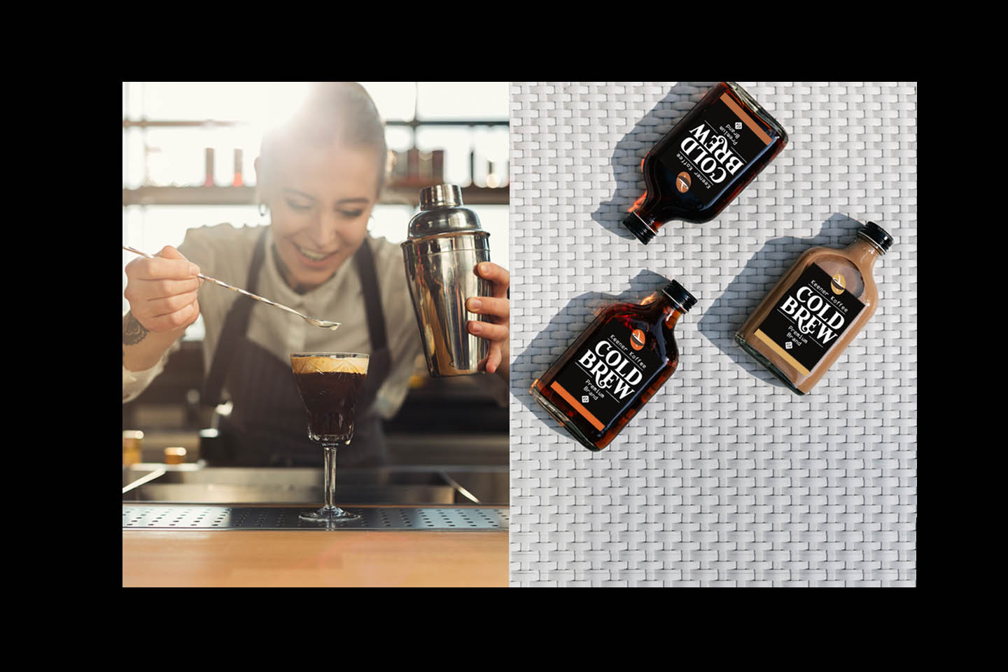 Couple Barista Coffee Shop